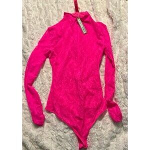 Skims stretch lace long sleeve Bodysuit